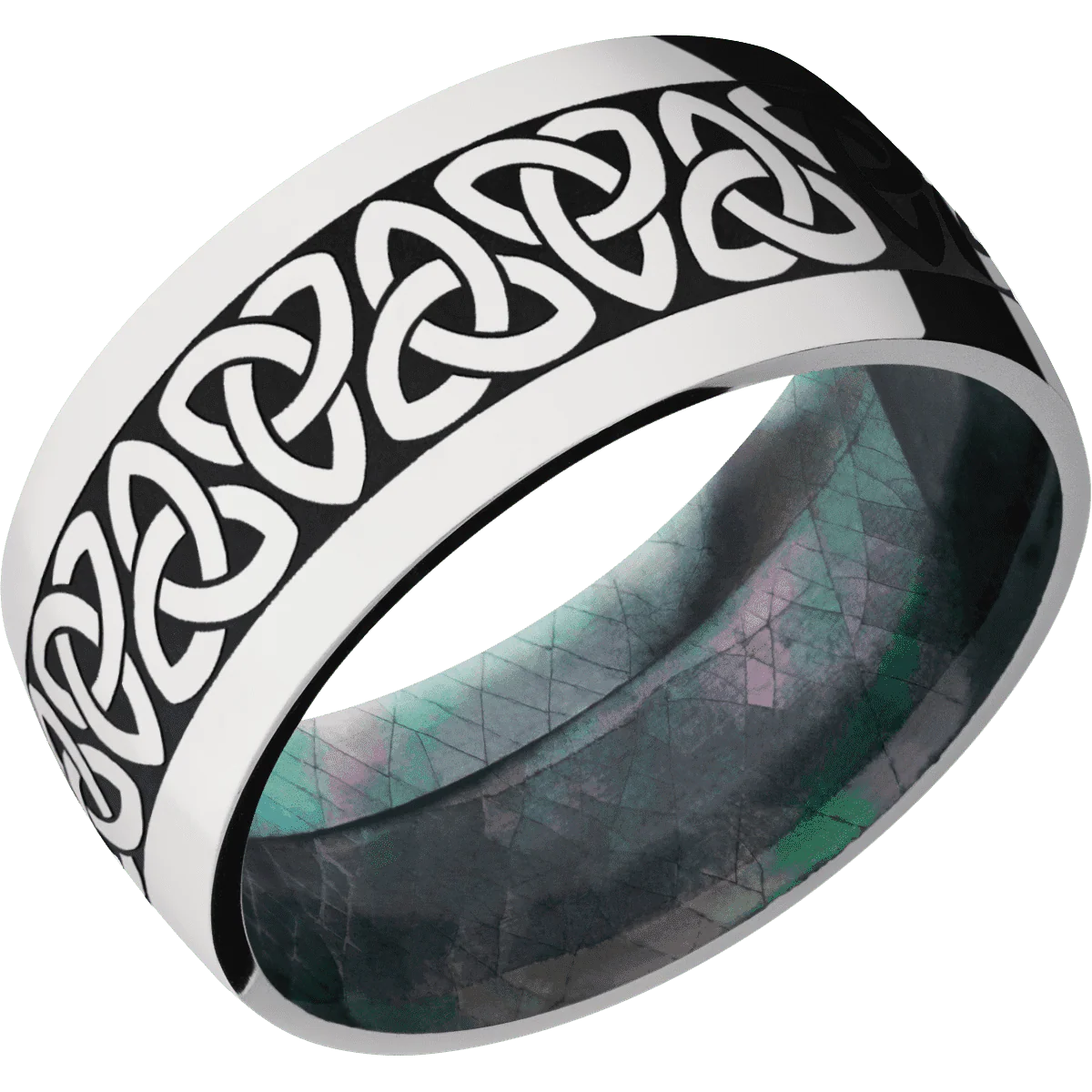 Palladium Silver + Polish Finish + Black Mother of Pearl - Image 2