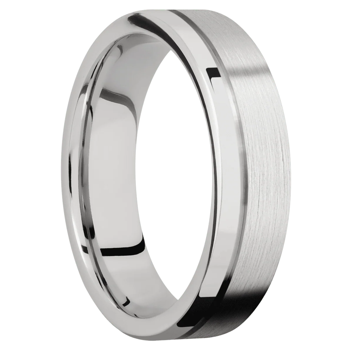 Palladium Silver + Satin , Polish Finish