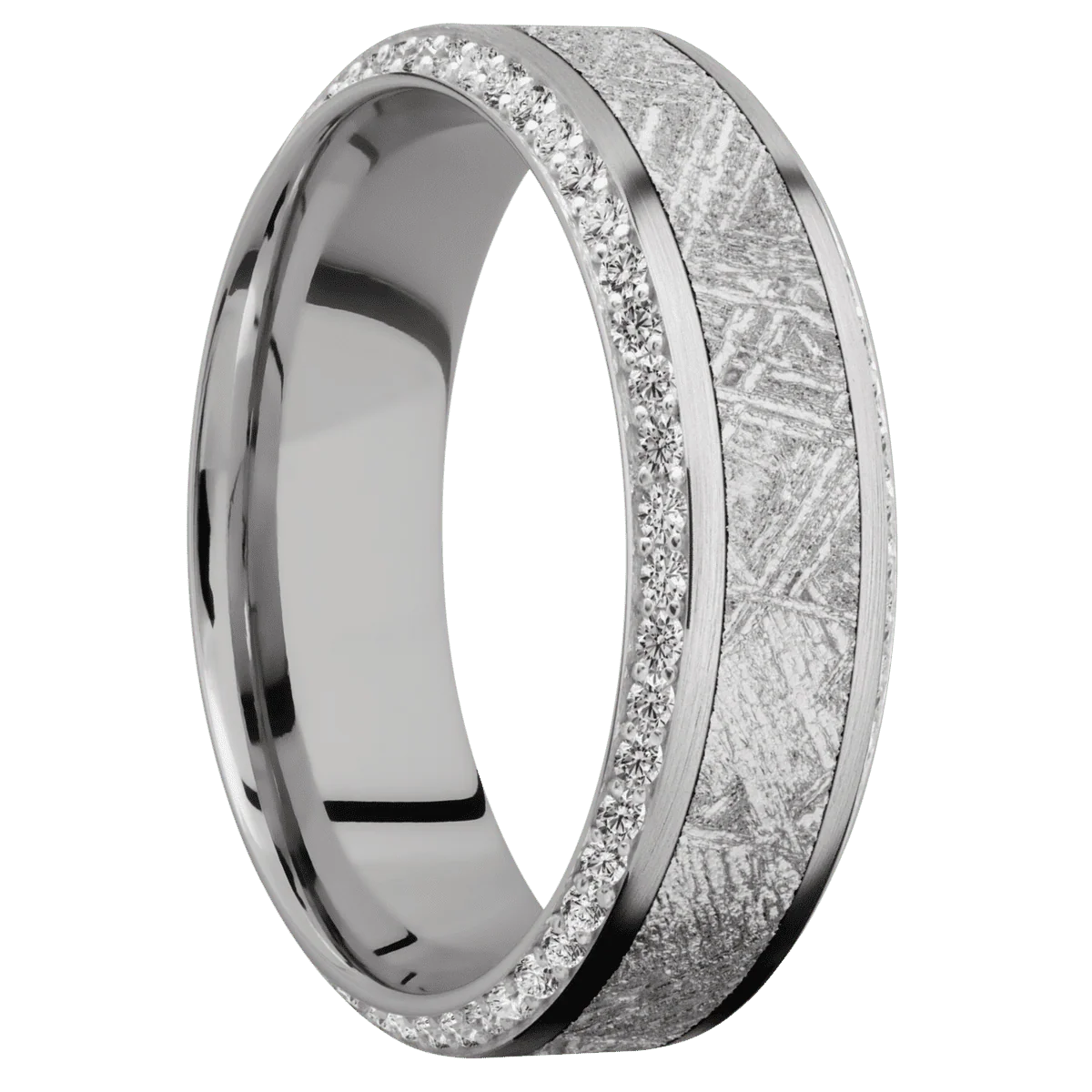 Palladium Silver + Satin , Polish Finish