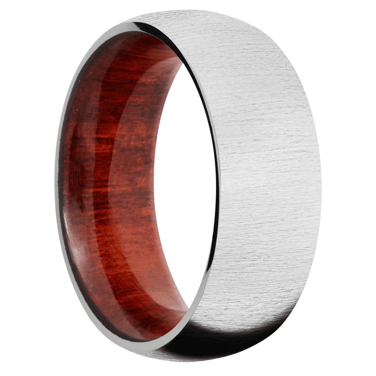 Platinum + Crosssatin Finish + Red Heart