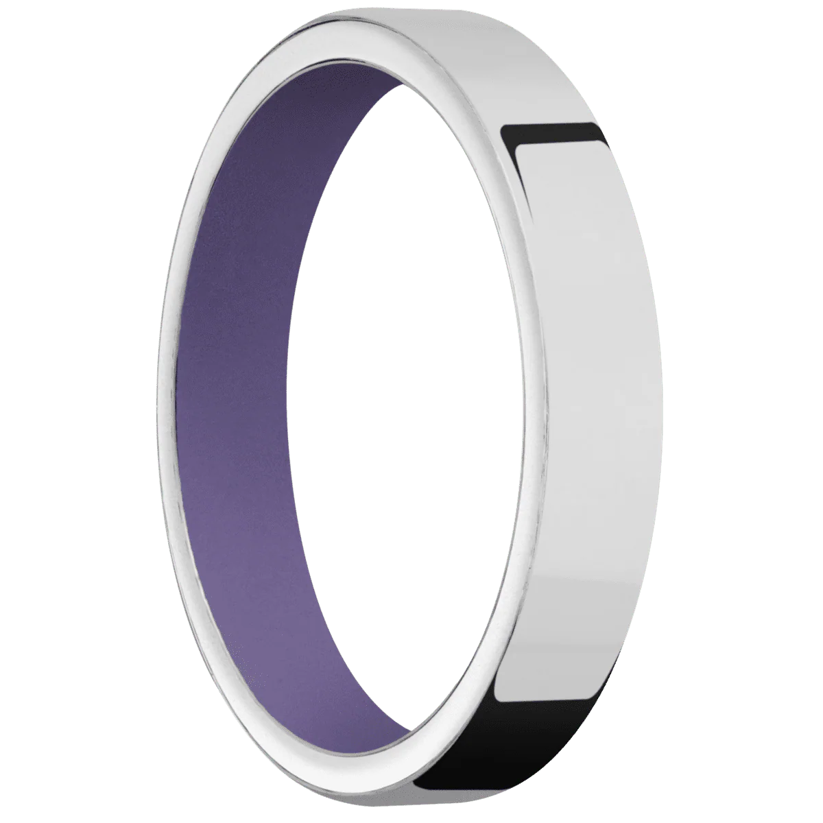 Platinum + Polish Finish + Bright Purple