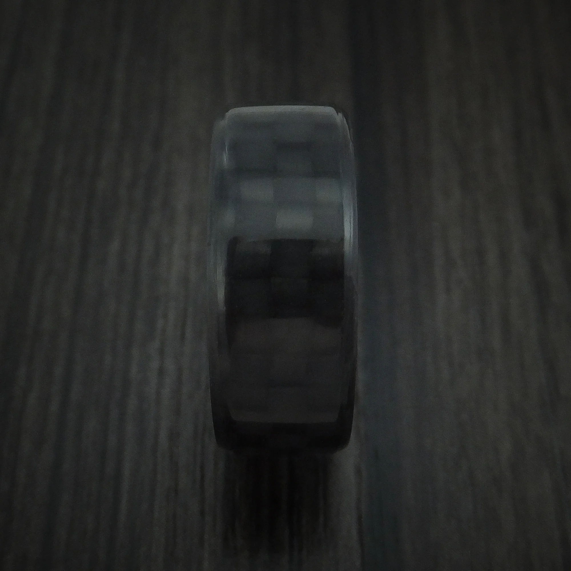 Solid Carbon Fiber Men's Ring Custom Made Pattern Band - Image 3