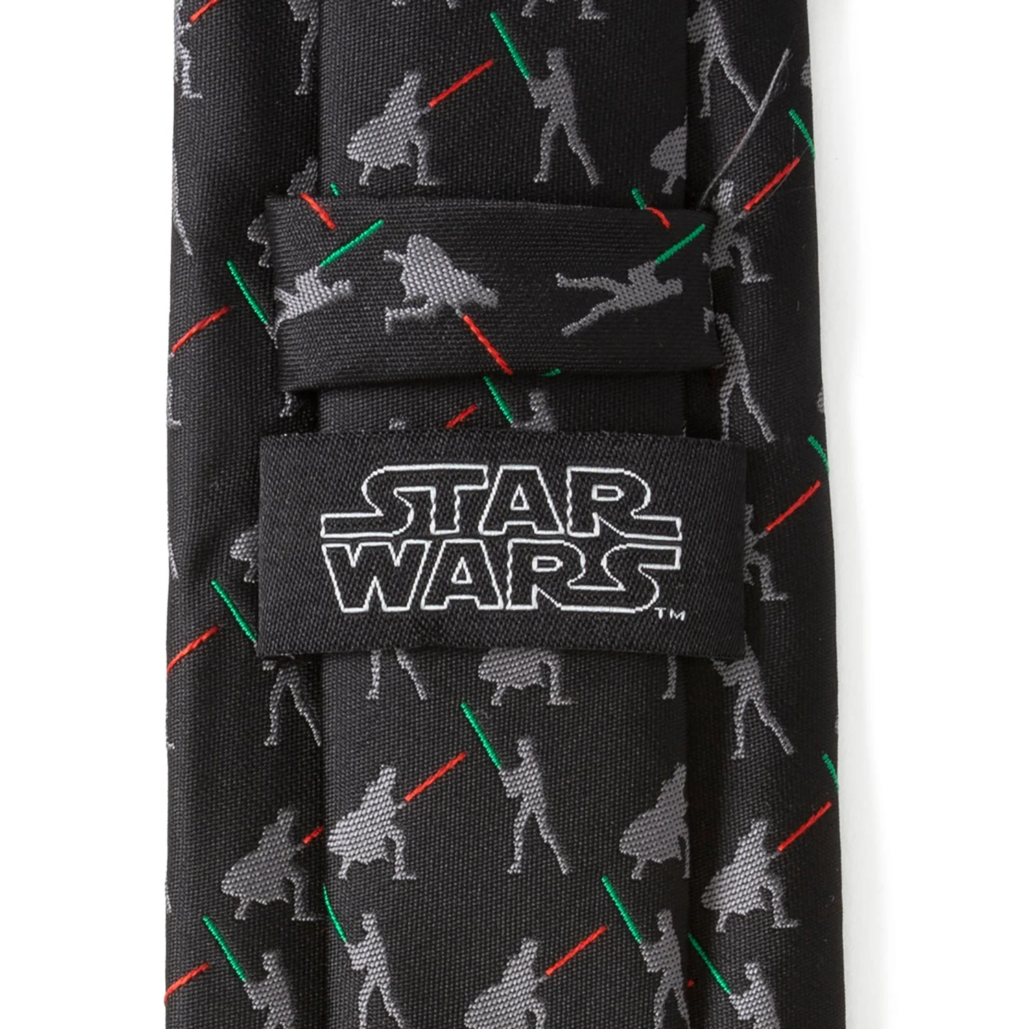 Star Wars Darth Vader and Luke Skywalker LIGHTSABER Battle Black Tie - Image 6