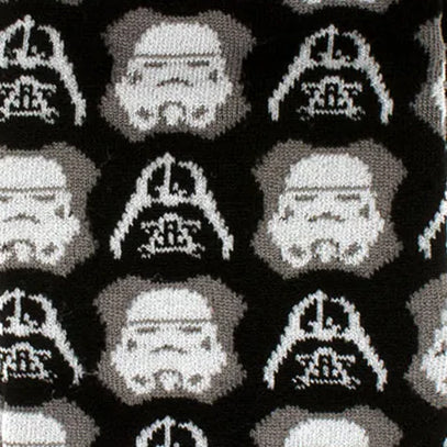 Star Wars Darth Vader and Stormtrooper Black Dress Socks and Darth Vader Lapel Pin Gift Set - Image 3