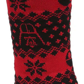 Star Wars Darth Vader Red and Black Holiday Dress Socks and Lapel Pin Gift Set - Image 3