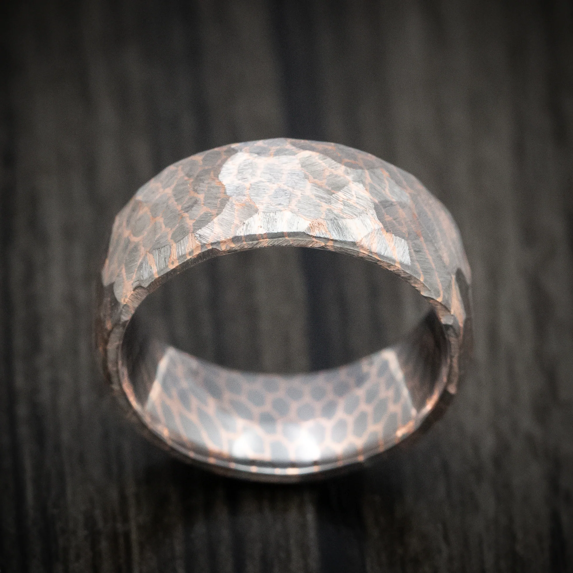 Superconductor Men's Ring Rock Finish Custom Made Band - Image 2