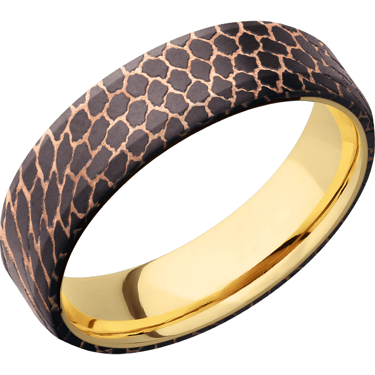 Superconductor Noir + Beadetched , Beadetched Finish + 18K Yellow Gold - Image 2