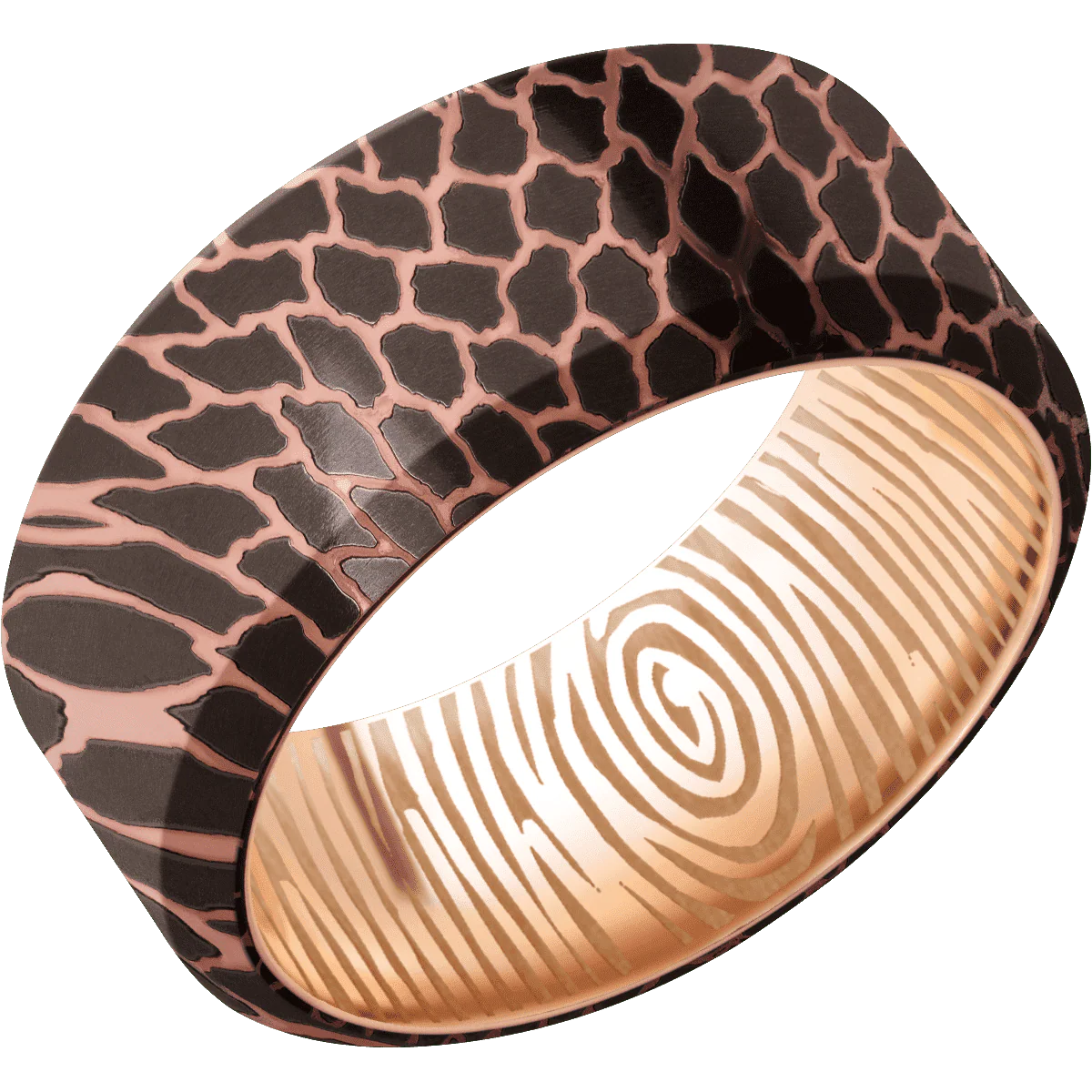 Superconductor Noir + Polish , Polish Finish + 14K Rose Gold - Image 2