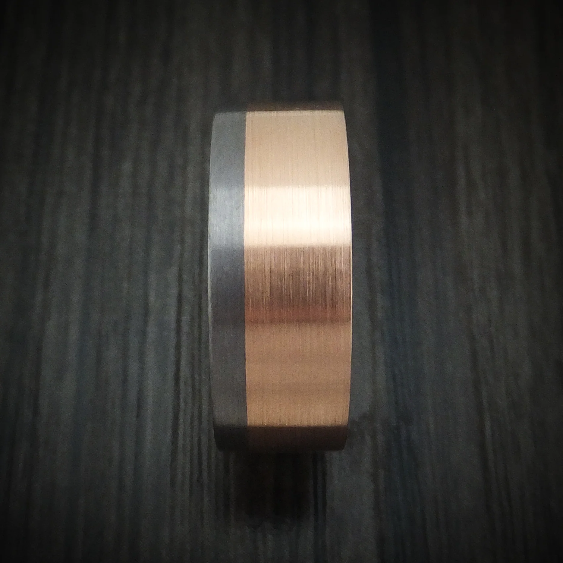 Tantalum and 14K Gold Men's Ring Custom Made Band - Image 3