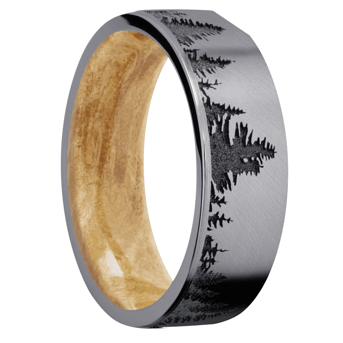 Tantalum + Anglesatin Finish + Boxelder Burl