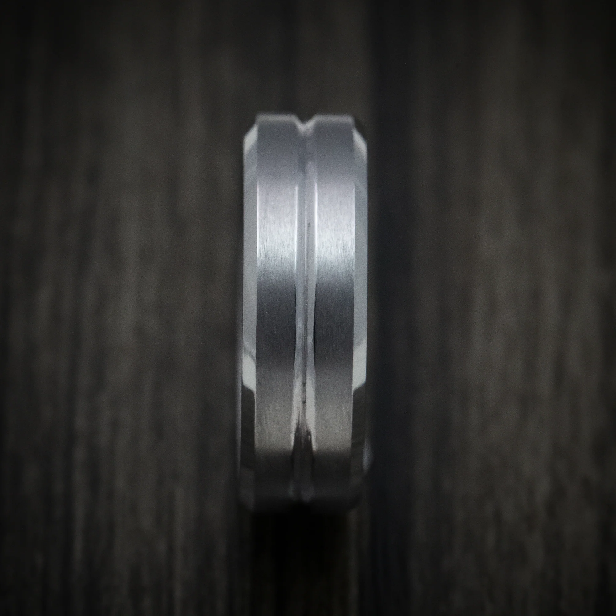 Tantalum Band with Satin Finish Custom Made Men's Ring - Image 3