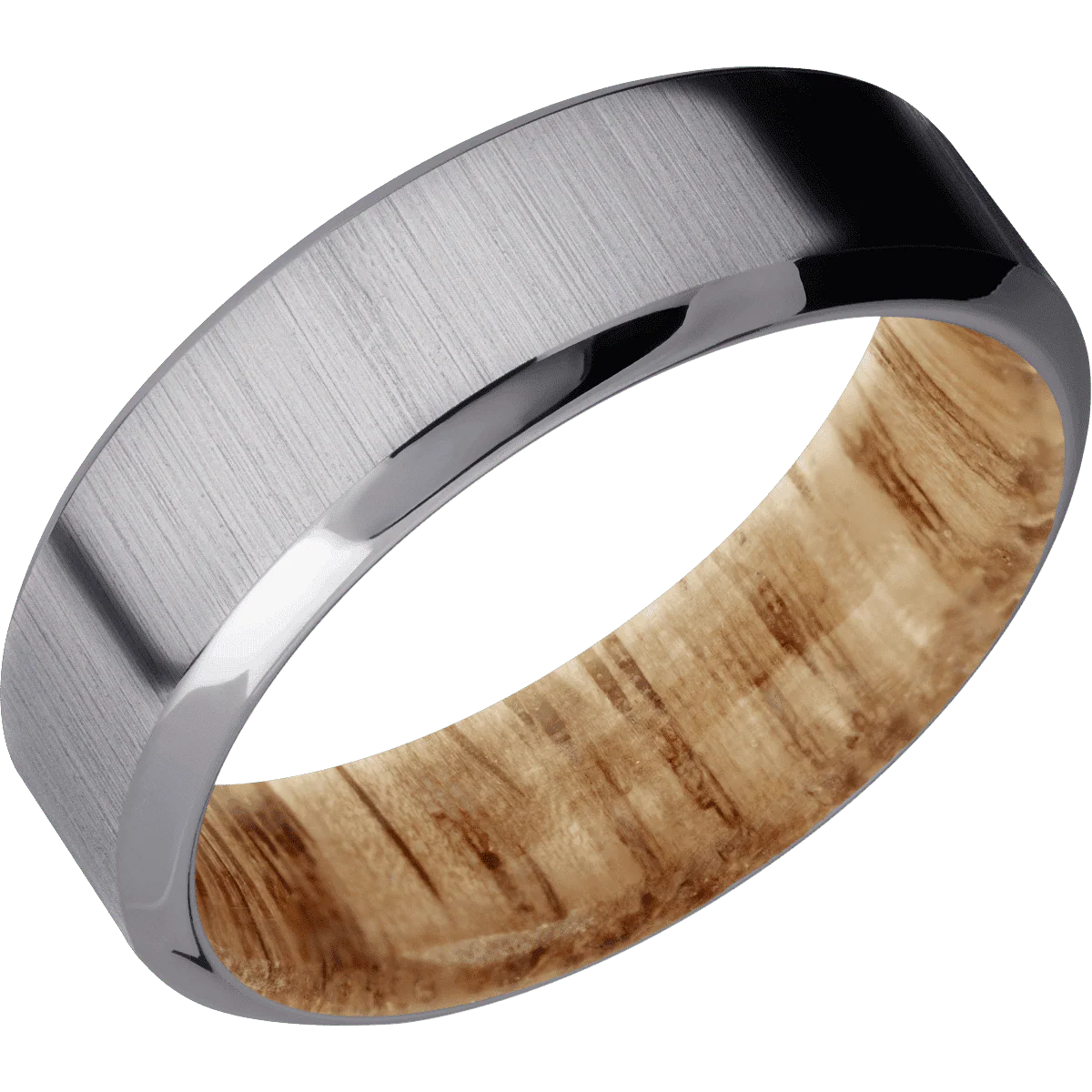Tantalum + Crosssatin , Polish Finish + Natural Oak - Image 2