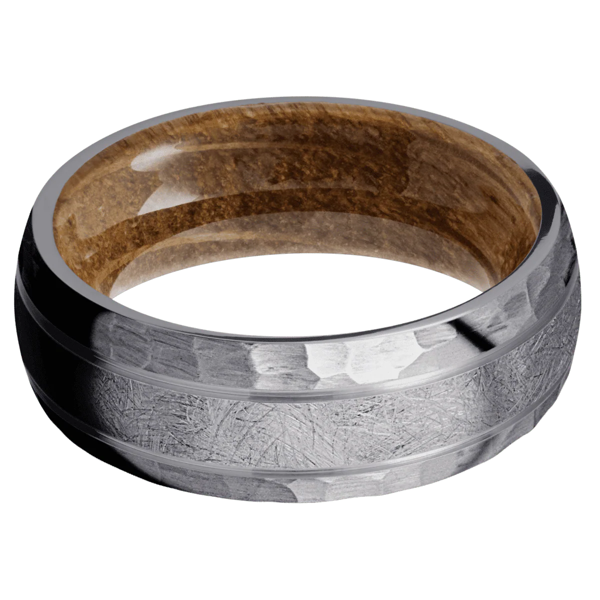 Tantalum + Distressed , Hammer Finish + Whiskey Barrel - Image 3