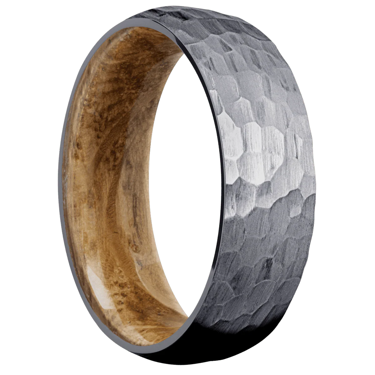Tantalum + Hammer Finish + Whiskey Barrel