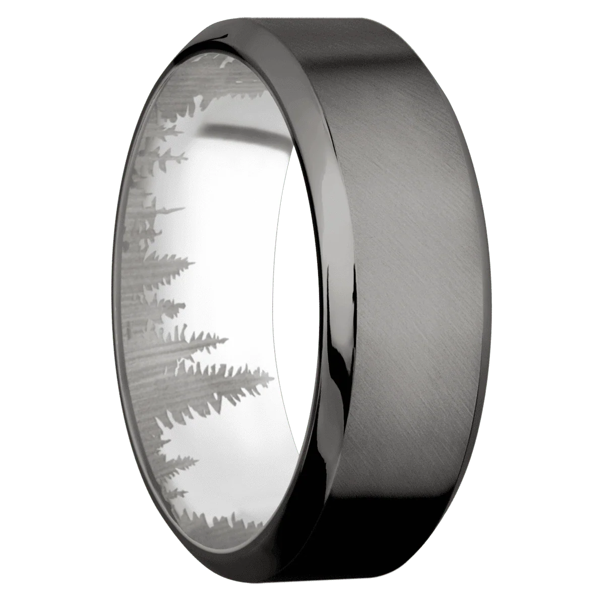 Tantalum Noir + Anglesatin , Polish Finish + Platinum