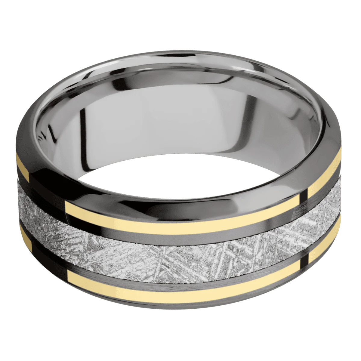 Tantalum Noir + Bead , Polish Finish + Titanium - Image 3