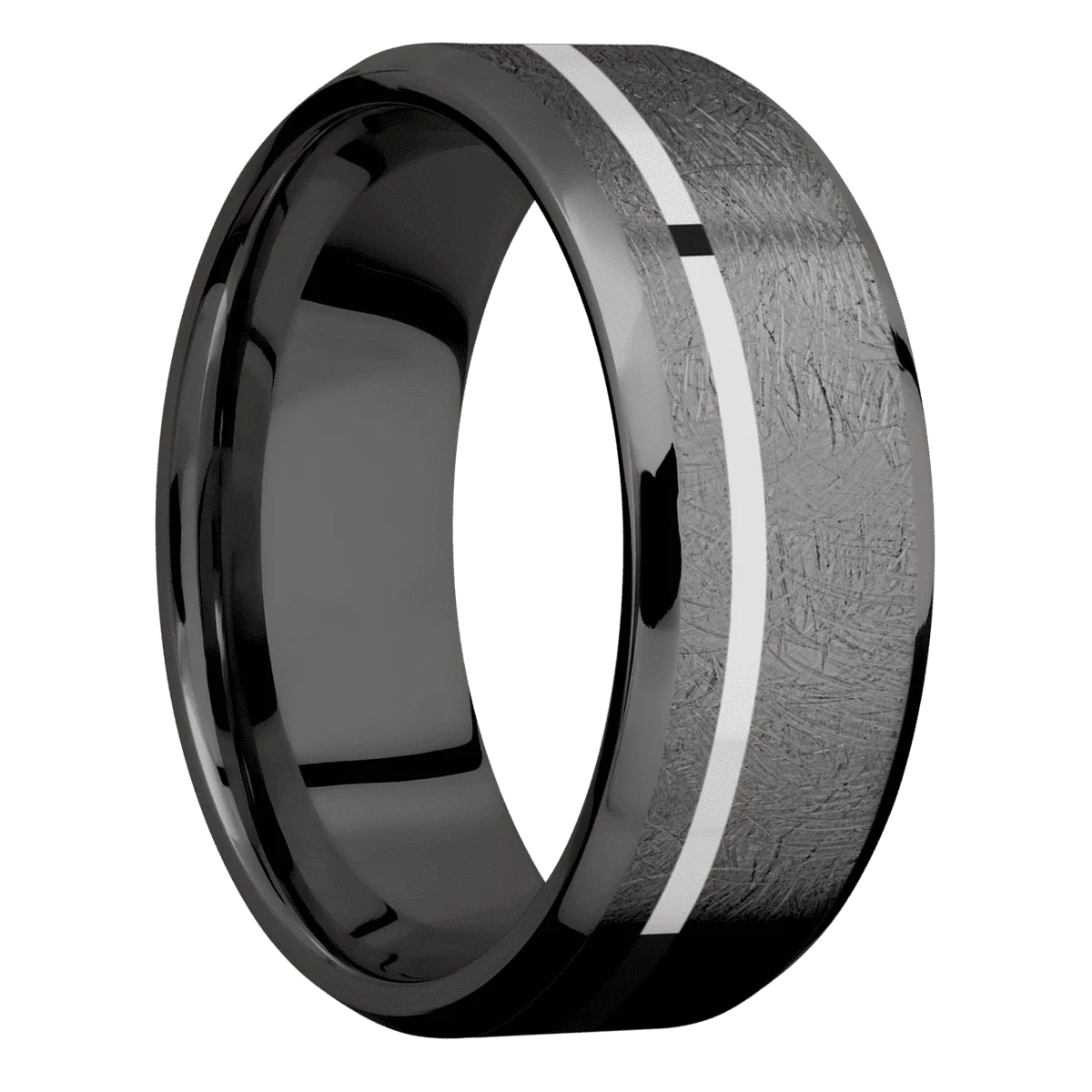 Tantalum Noir + Distressed , Polish Finish