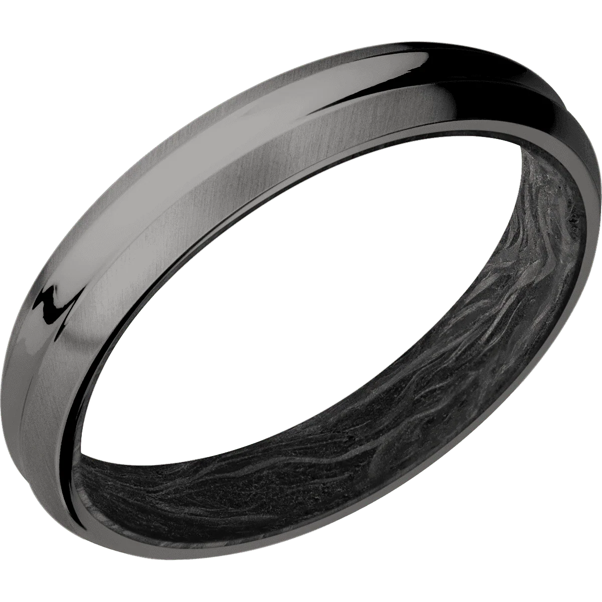 Tantalum Noir + Polish , Anglesatin Finish + Forged Carbon Fiber - Image 2