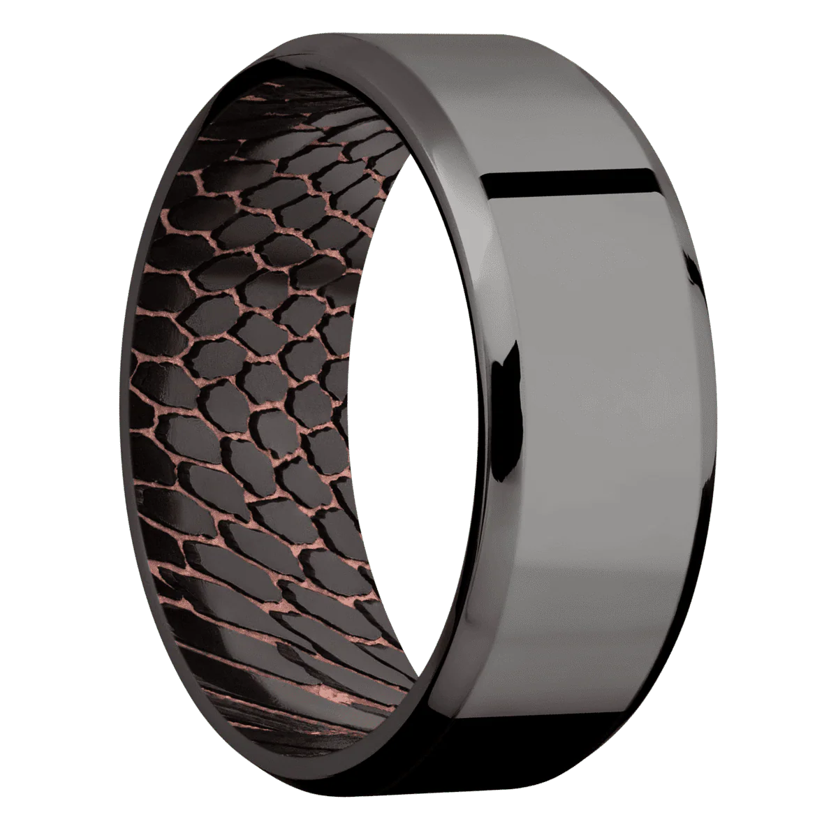 Tantalum Noir + Polish , Polish Finish + Superconductor Noir
