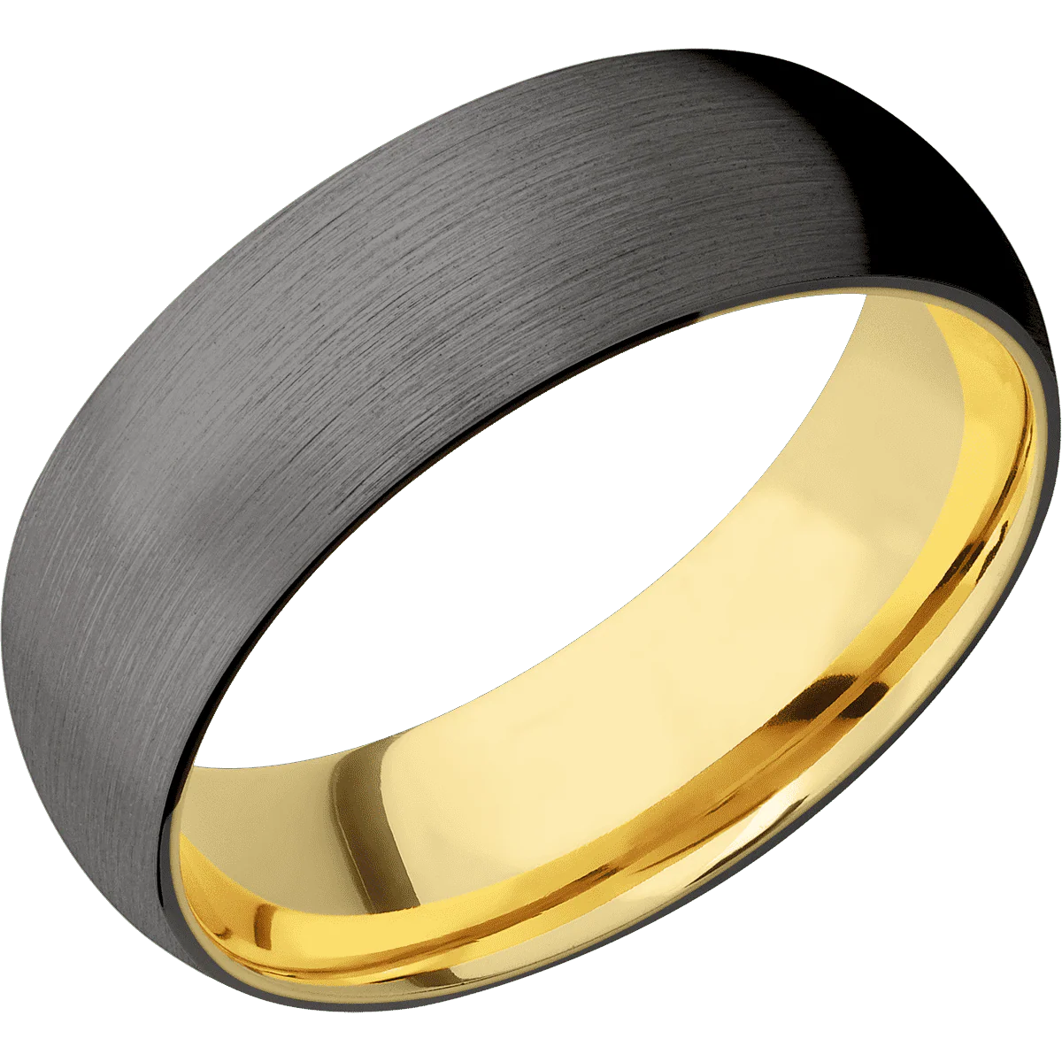 Tantalum Noir + Satin Finish + 14K Yellow Gold - Image 2