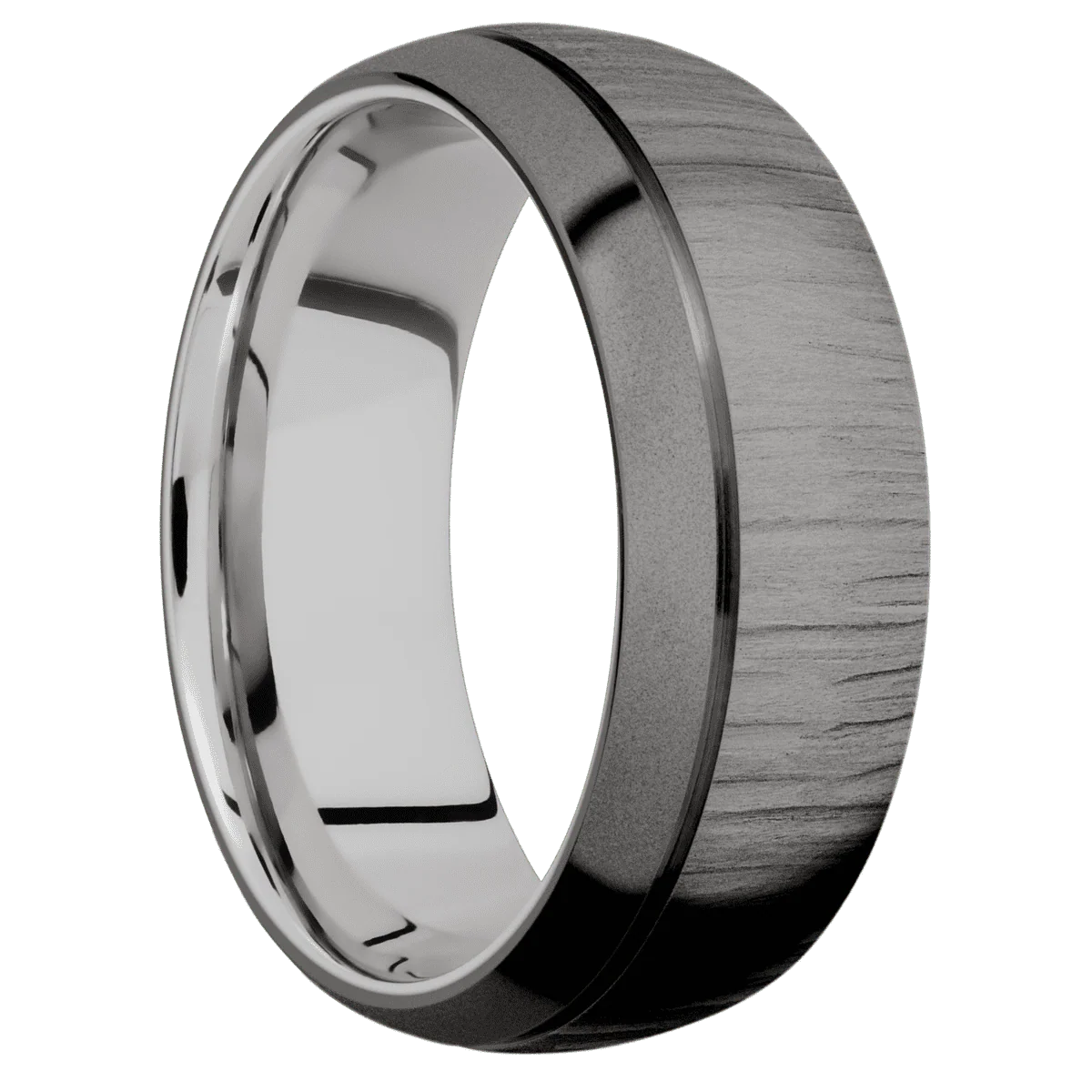 Tantalum Noir + Treebark1 , Bead Finish + Palladium Silver