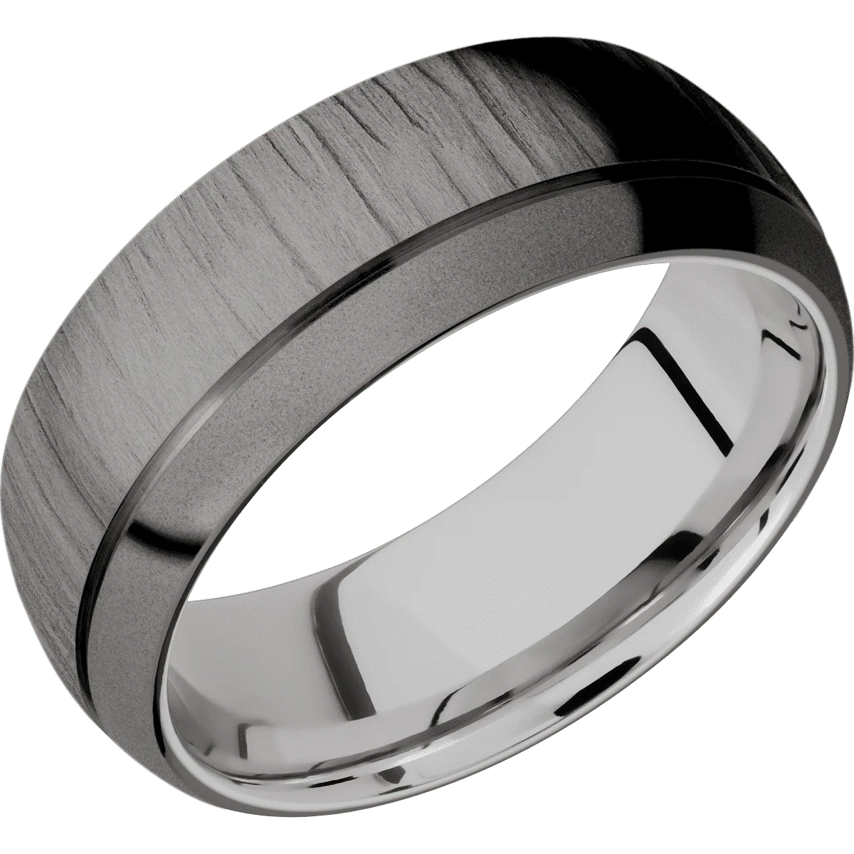Tantalum Noir + Treebark1 , Bead Finish + Palladium Silver - Image 2