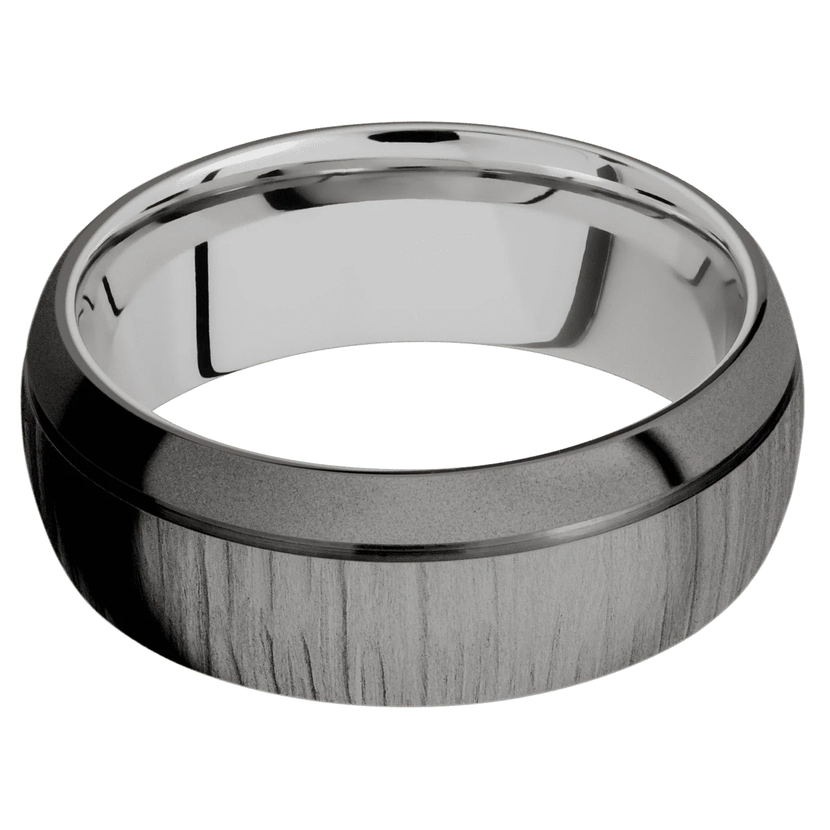 Tantalum Noir + Treebark1 , Bead Finish + Palladium Silver - Image 3
