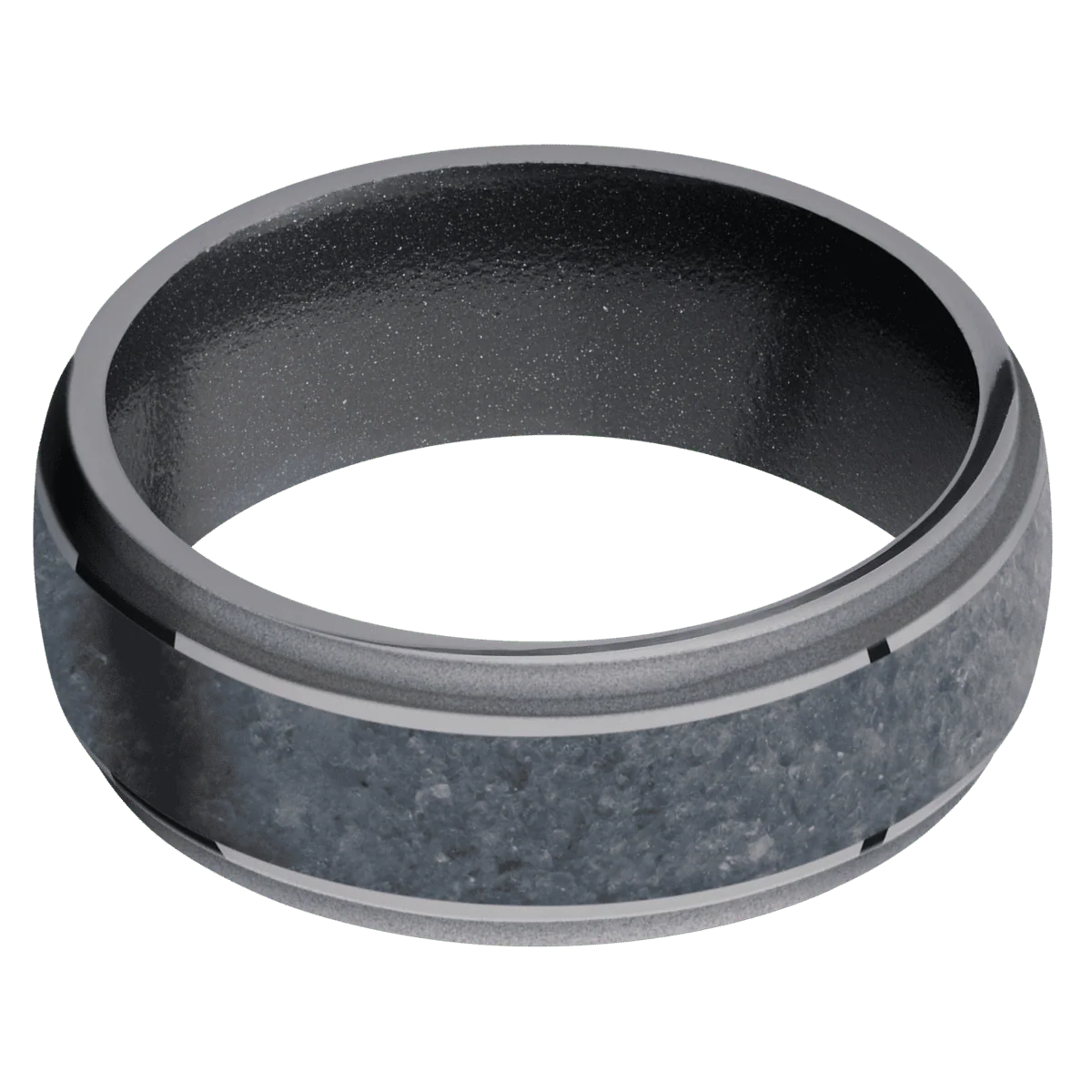 Tantalum + Polish , Bead Finish + Dark Grey - Image 3