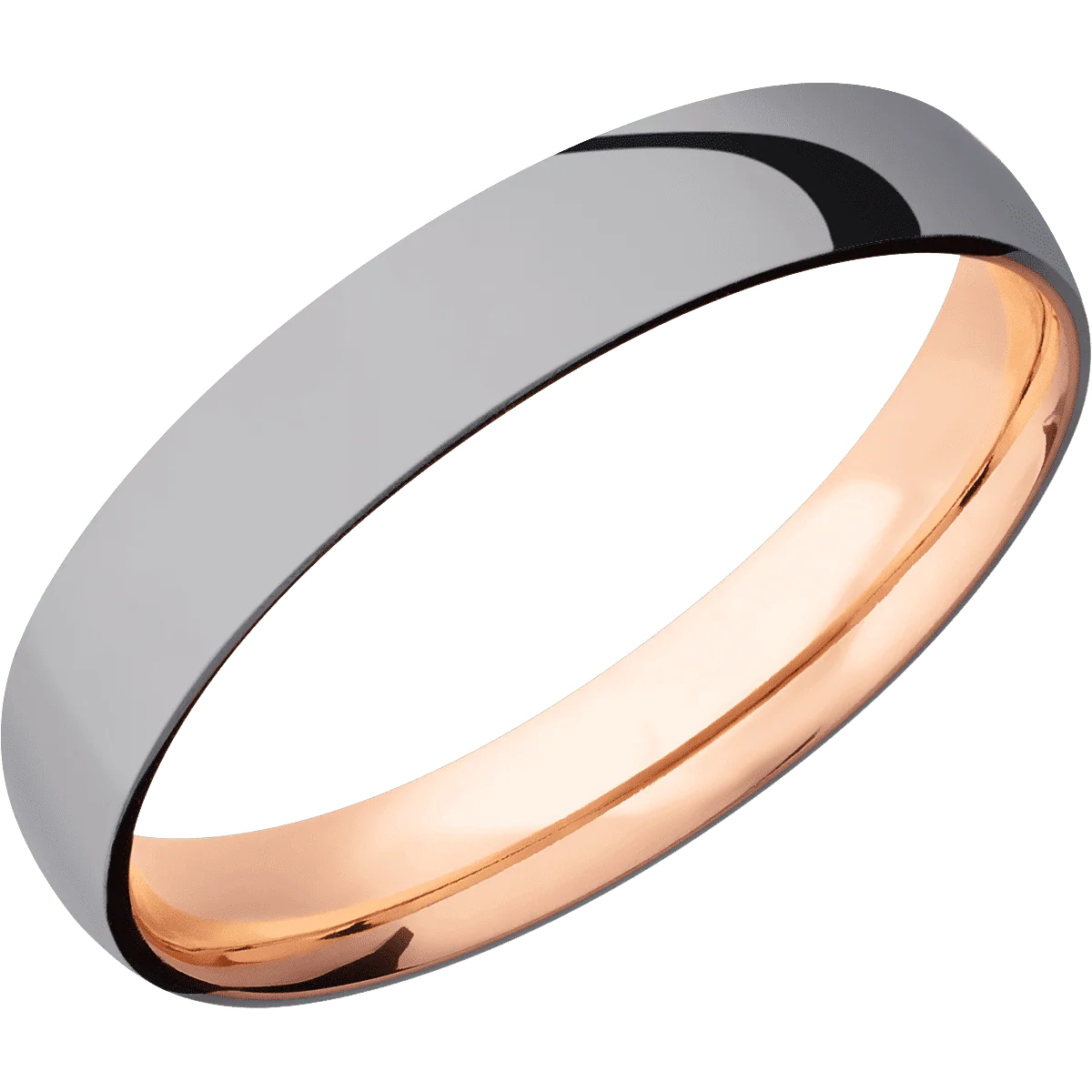 Tantalum + Polish Finish + 18K Rose Gold - Image 2