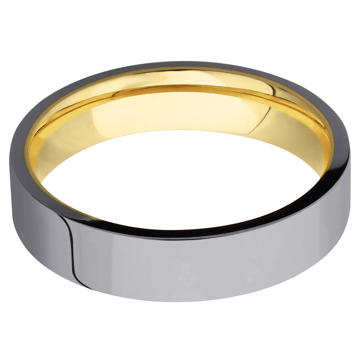 Tantalum + Polish Finish + 22K Yellow Gold - Image 3