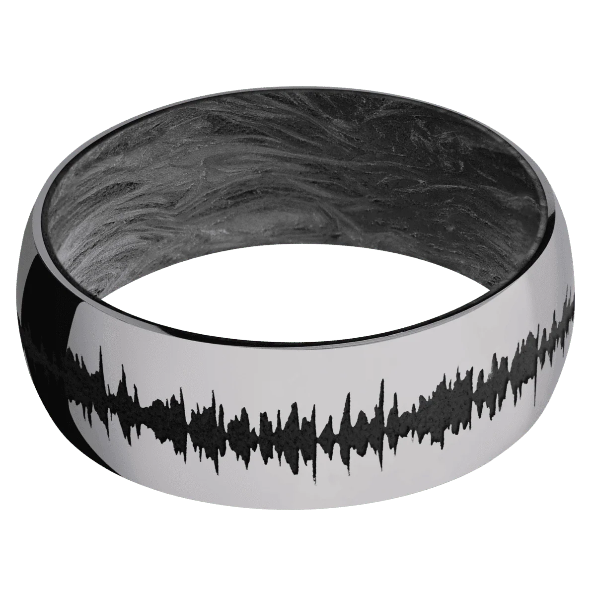 Tantalum + Polish Finish + Forged Carbon Fiber - Image 3