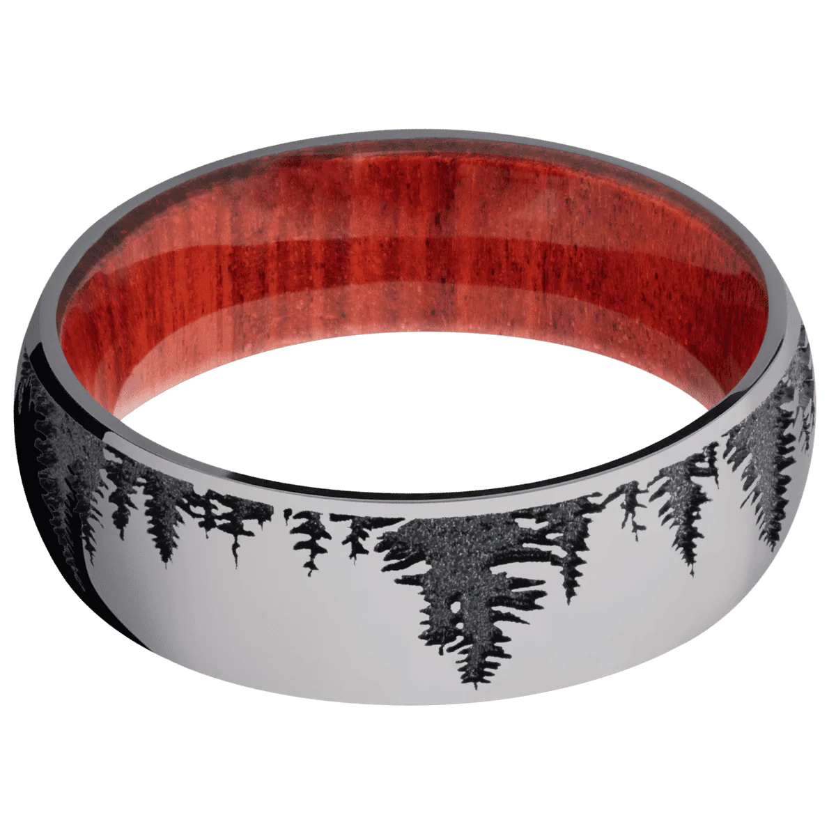 Tantalum + Polish Finish + Red Heart - Image 3