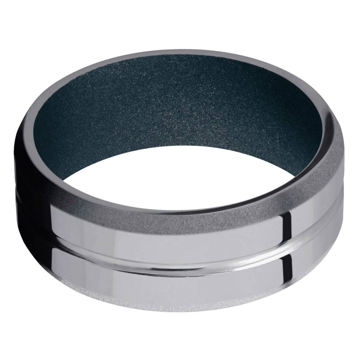 Tantalum + Polish , Polish Finish + Blue Titanium - Image 3