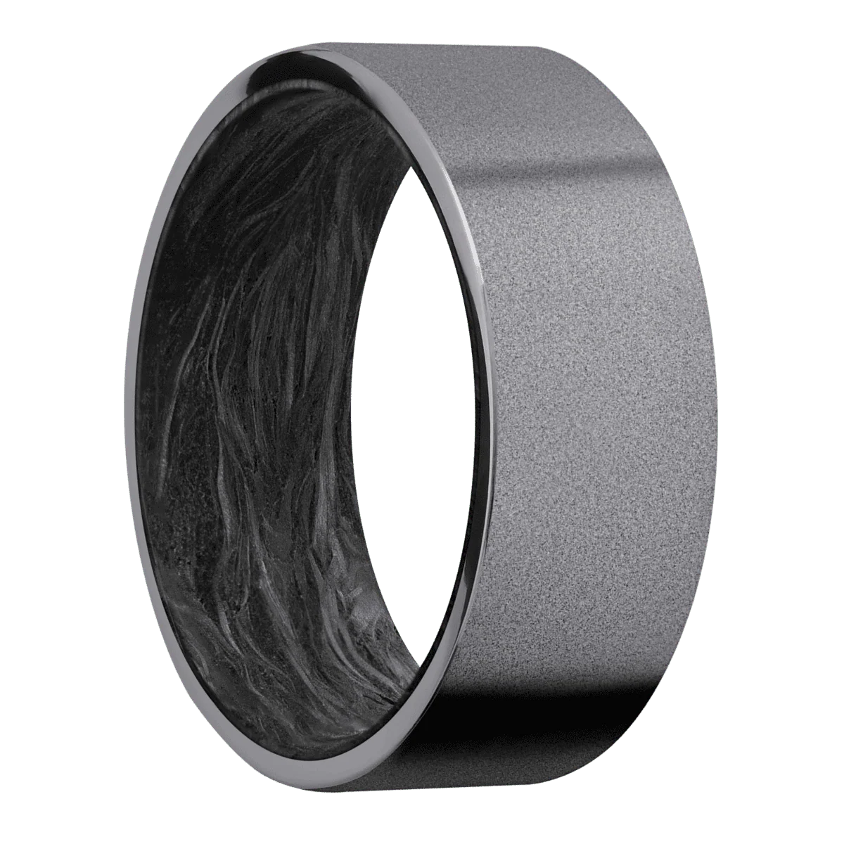 Tantalum + Sand Finish + Forged Carbon Fiber