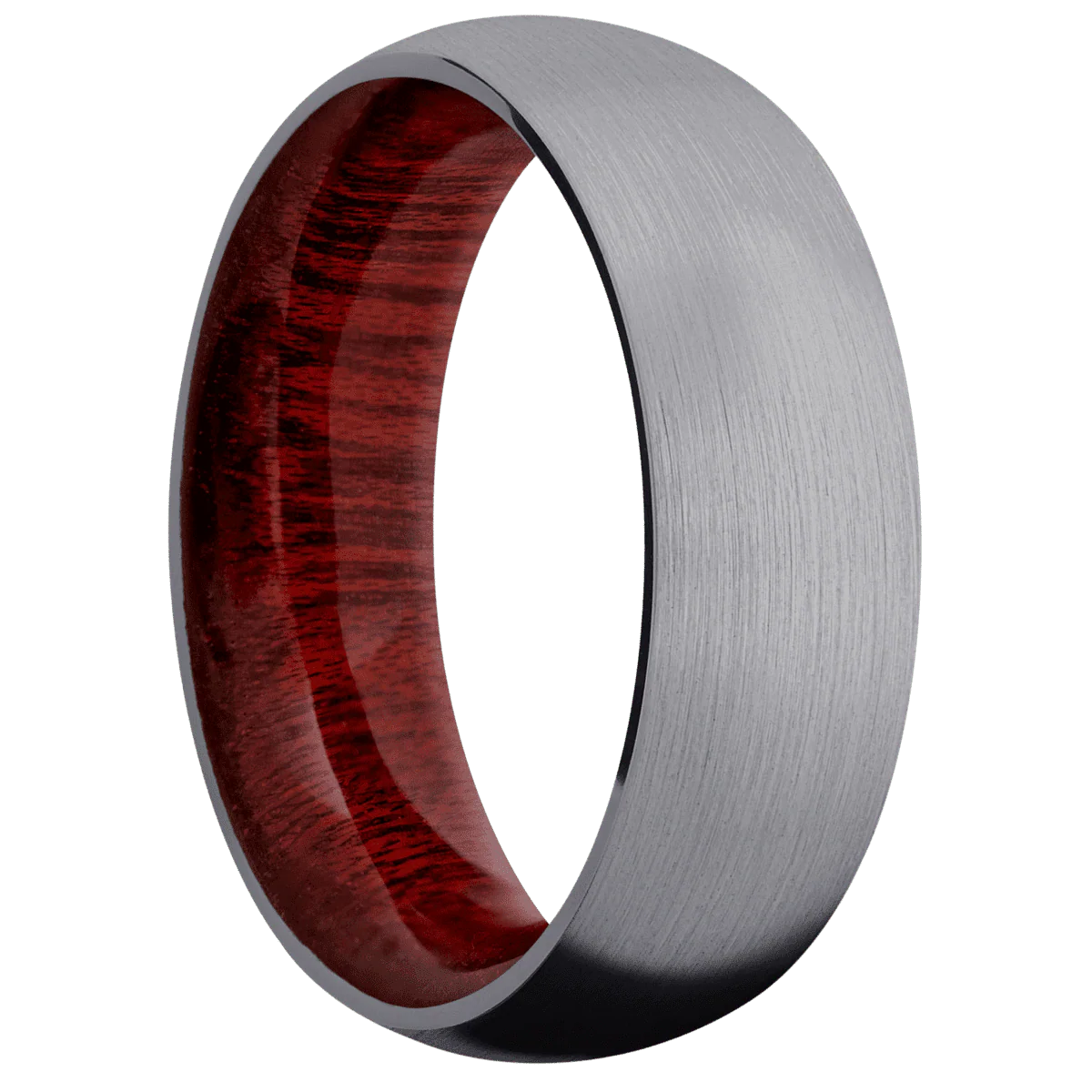 Tantalum + Satin Finish + Blood Wood