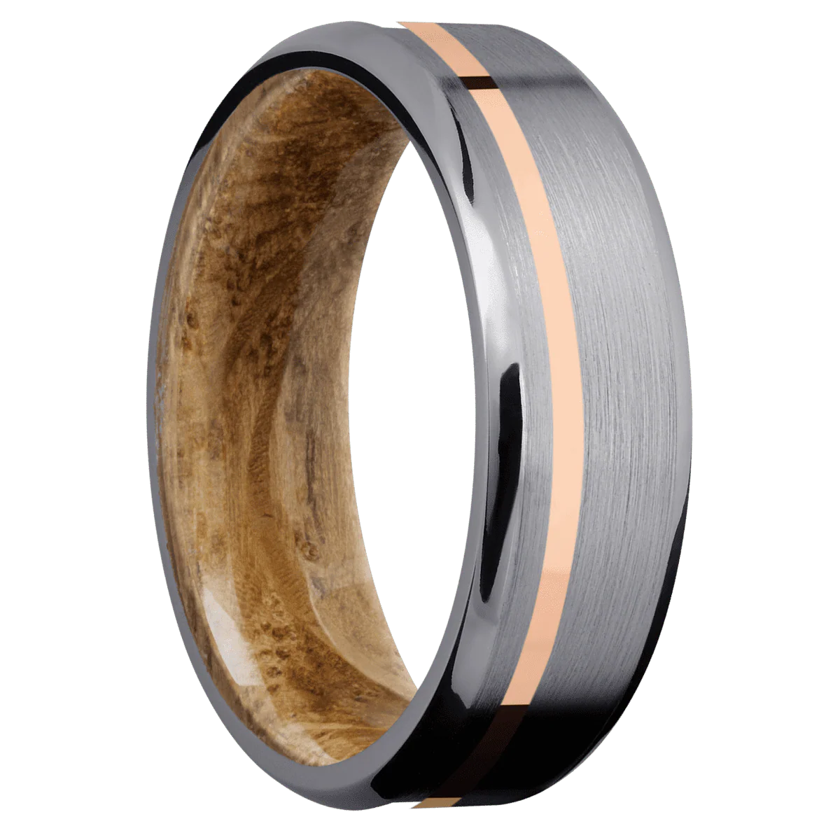 Tantalum + Satin , Polish Finish + Whiskey Barrel