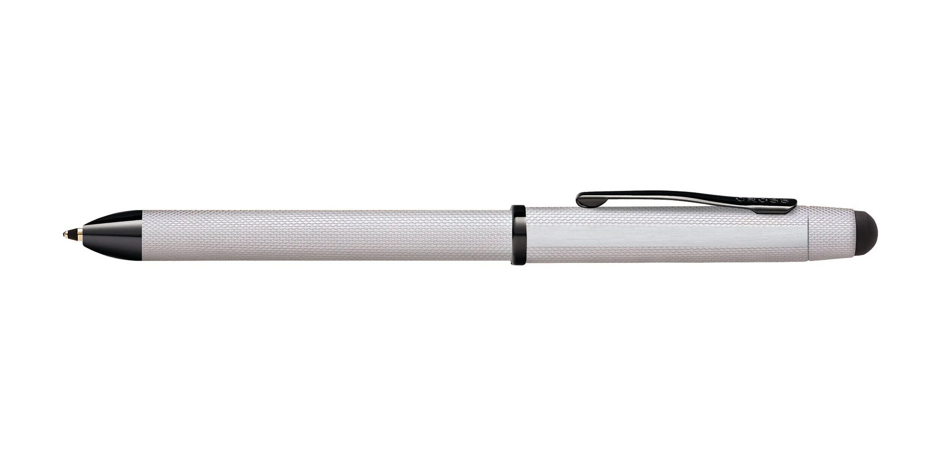 Tech3+™ Brushed Chrome PVD Multifunction Pen - Image 4
