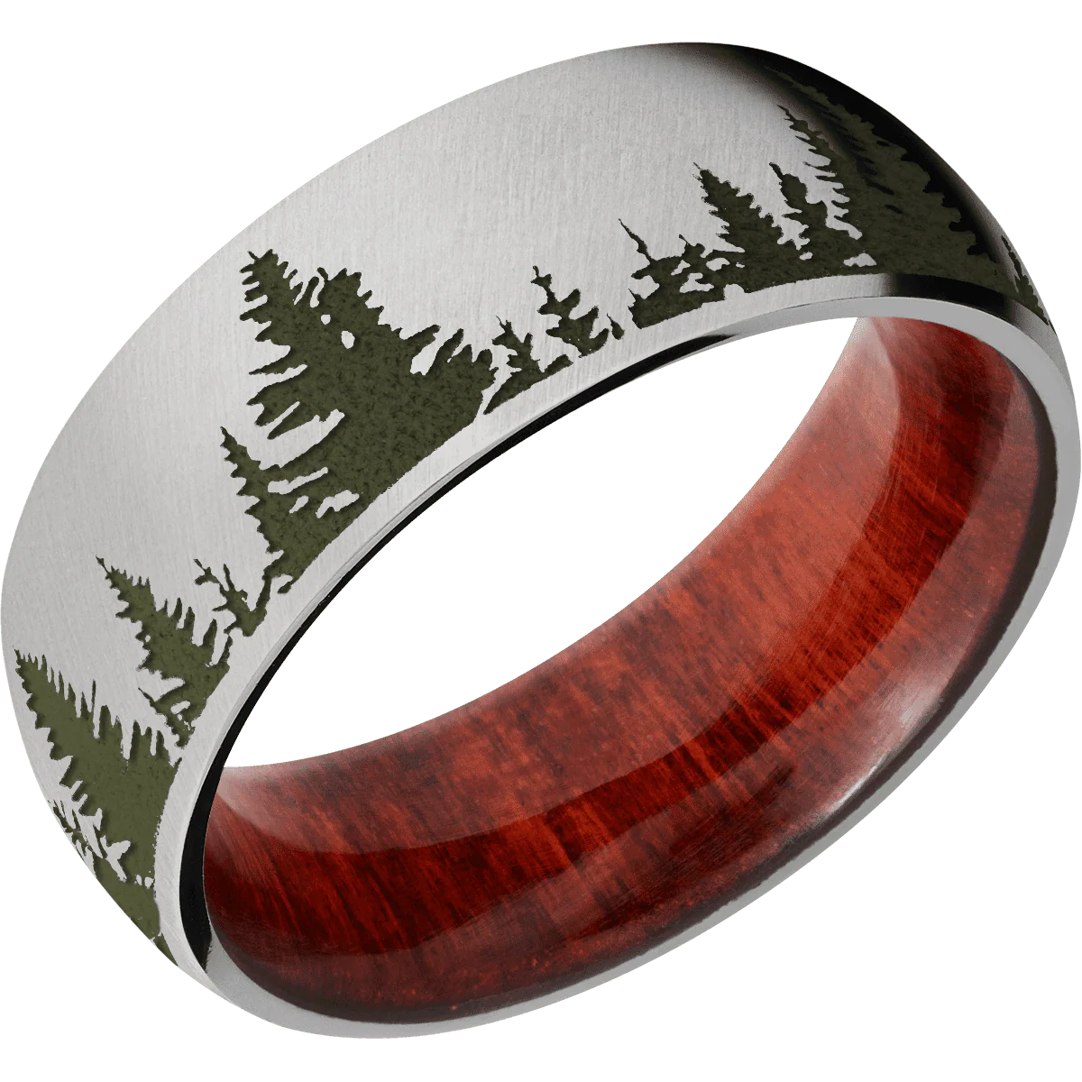 Titanium + Anglesatin Finish + Red Heart - Image 2