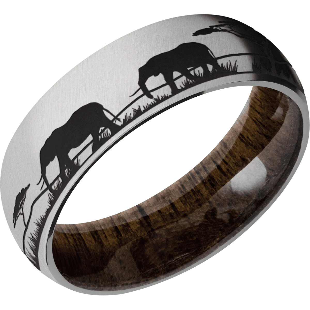 Titanium + Anglesatin Finish + Walnut - Image 2