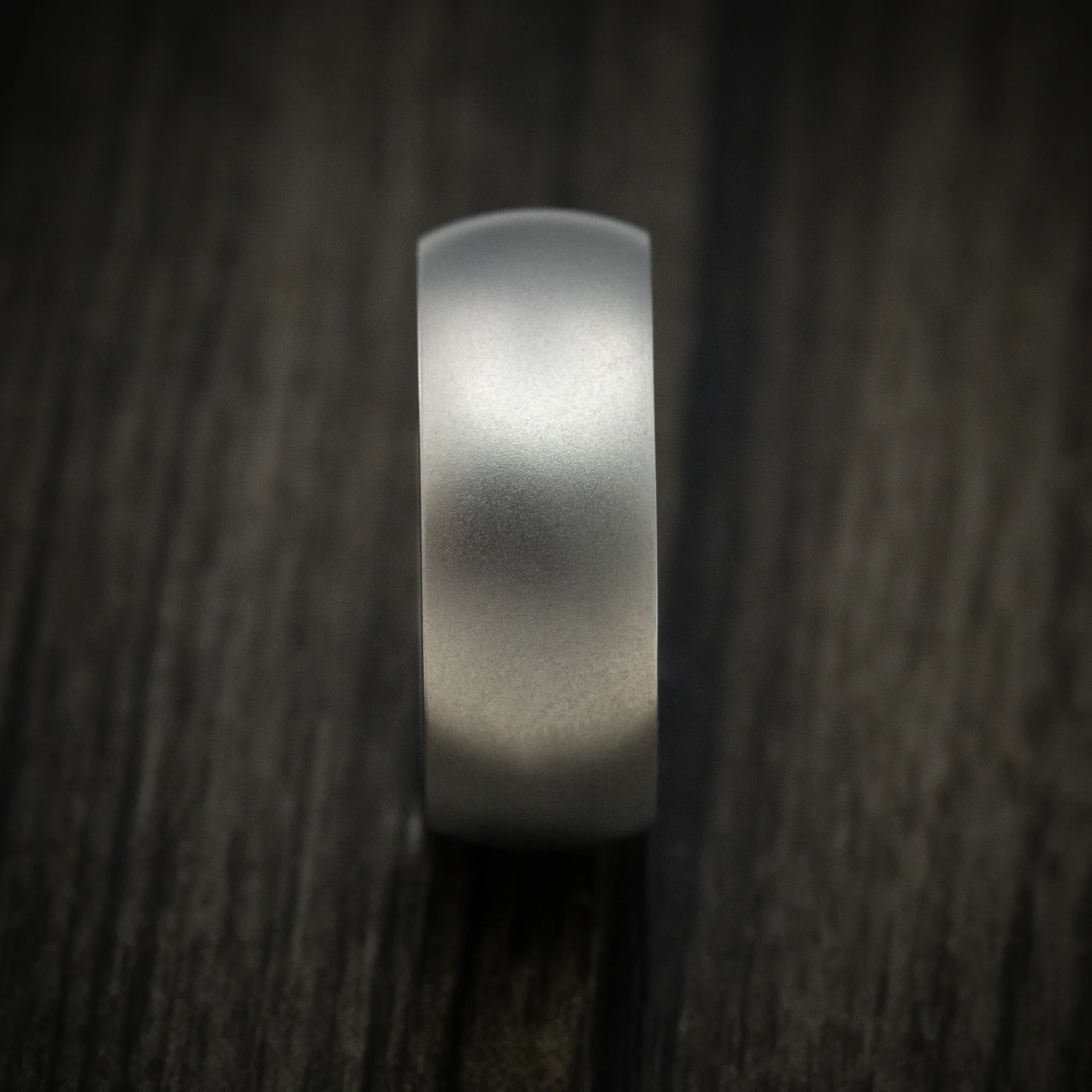 Titanium Classic Style Men's Ring Custom Made Wedding Band - Image 3