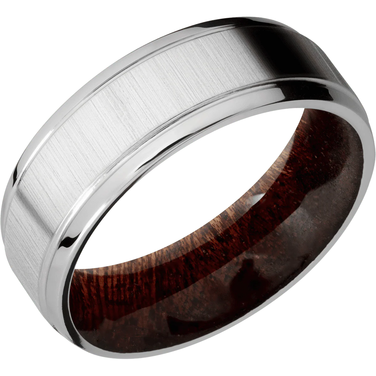 Titanium + Crosssatin , Polish Finish + Sapele - Image 2