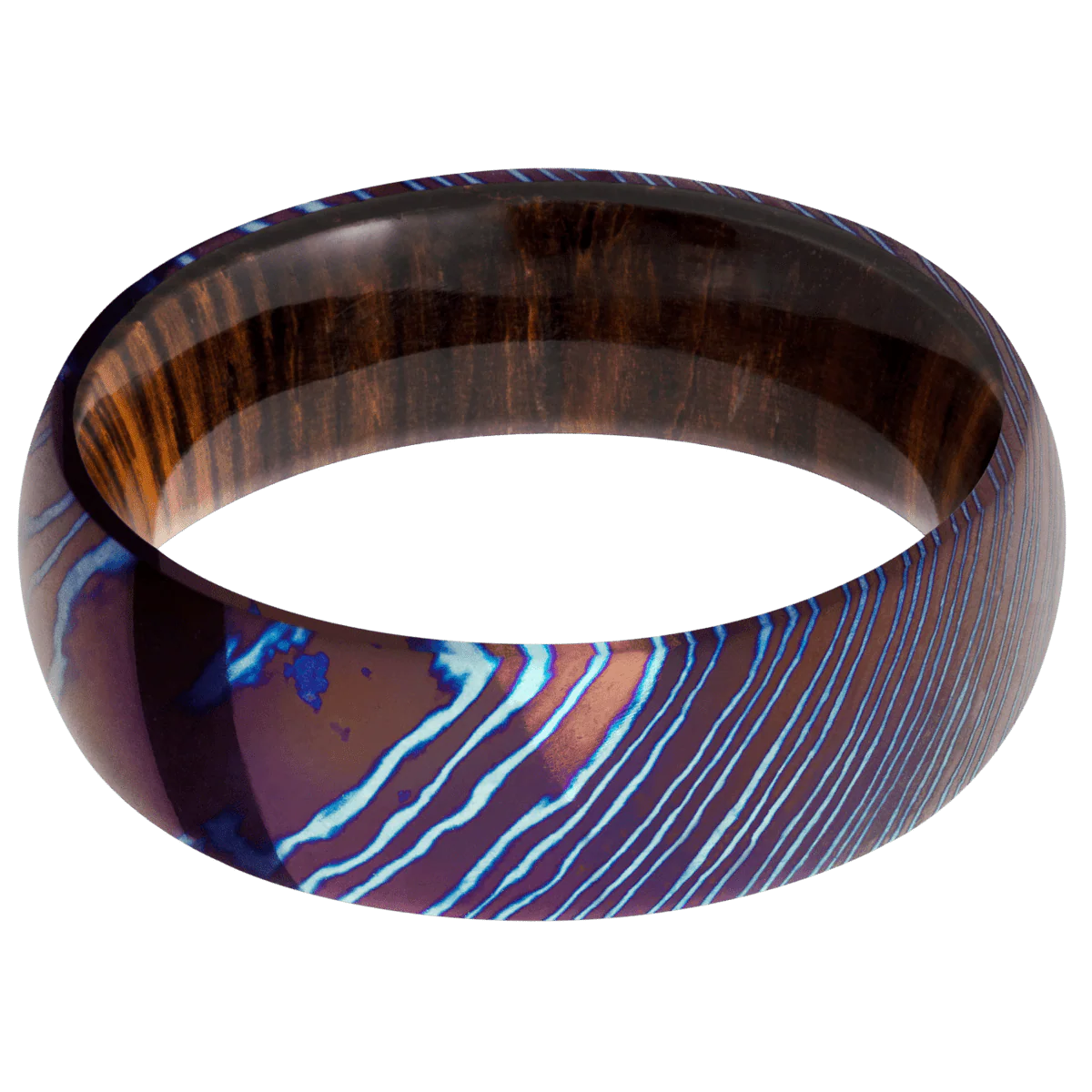 Titanium Damascus + Polish Finish + Cocobolo - Image 3