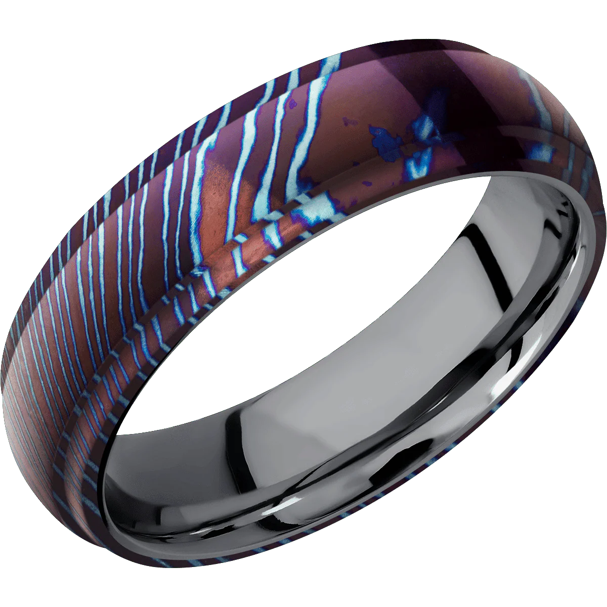 Titanium Damascus + Polish , Polish Finish + Tantalum - Image 2