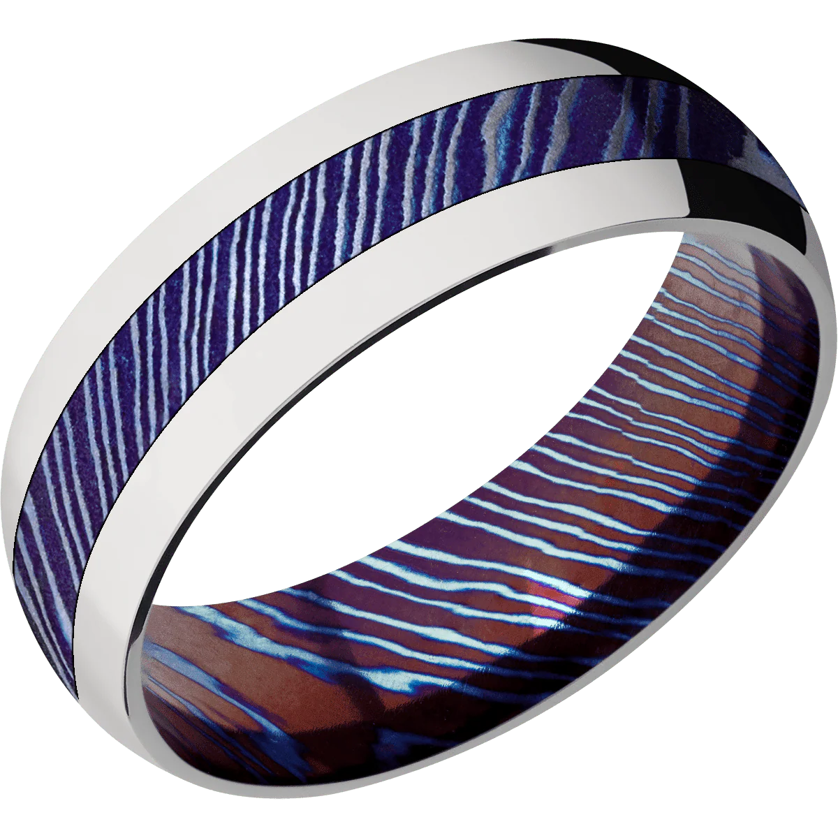 Titanium Damascus + Satinetched Finish - Image 2