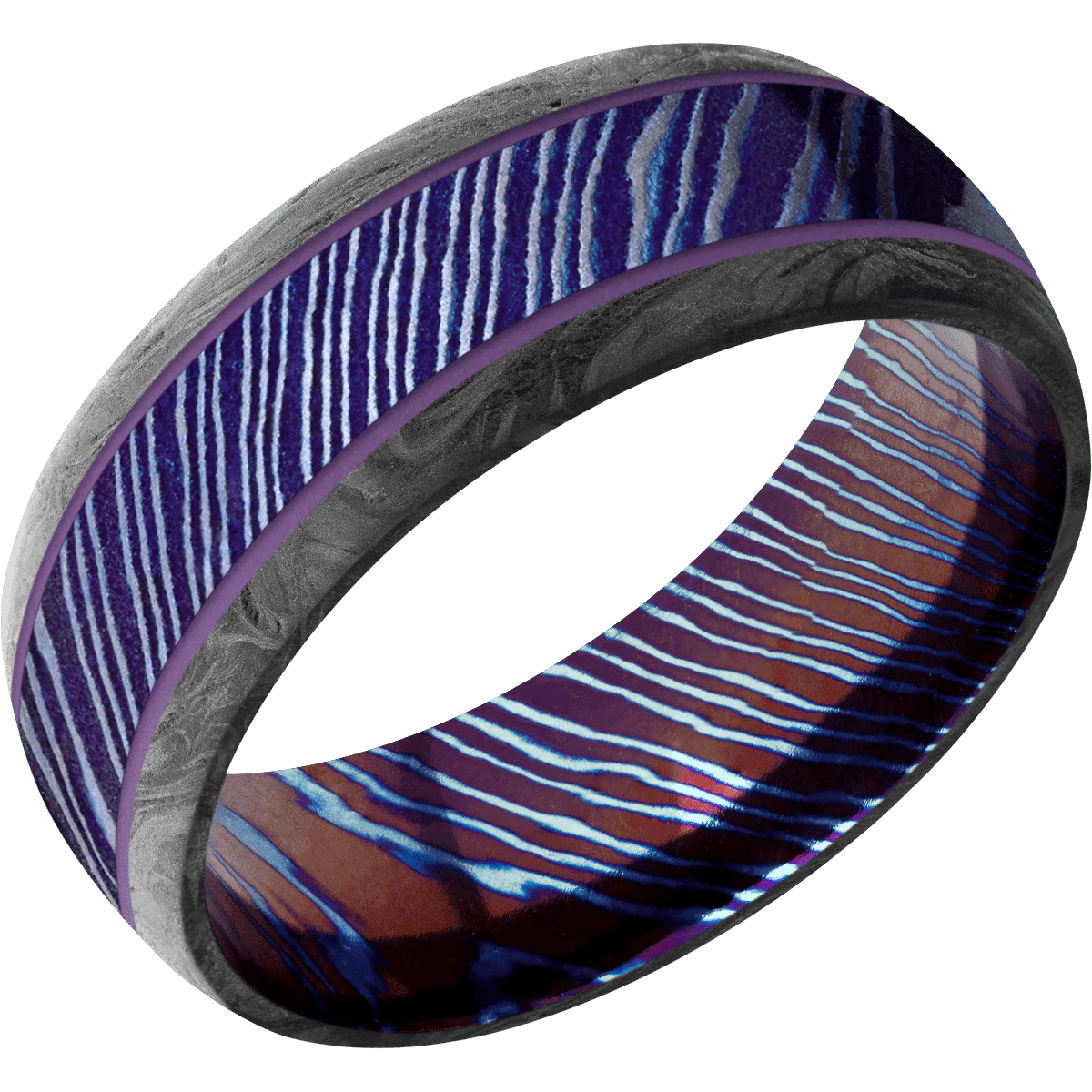 Titanium Damascus + Satinetched Finish - Image 2