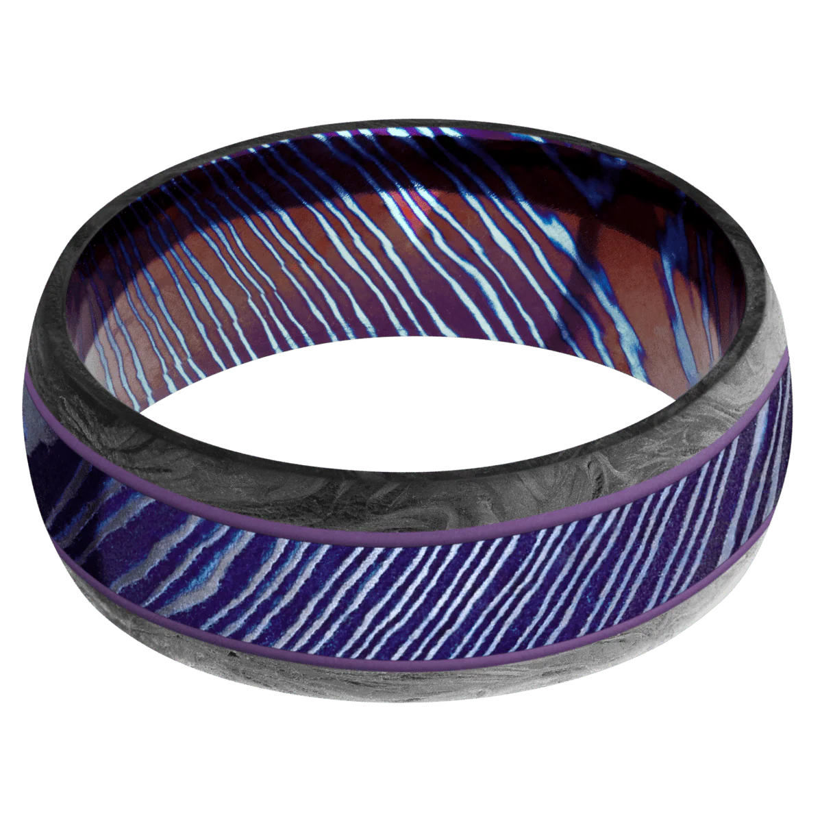 Titanium Damascus + Satinetched Finish - Image 3