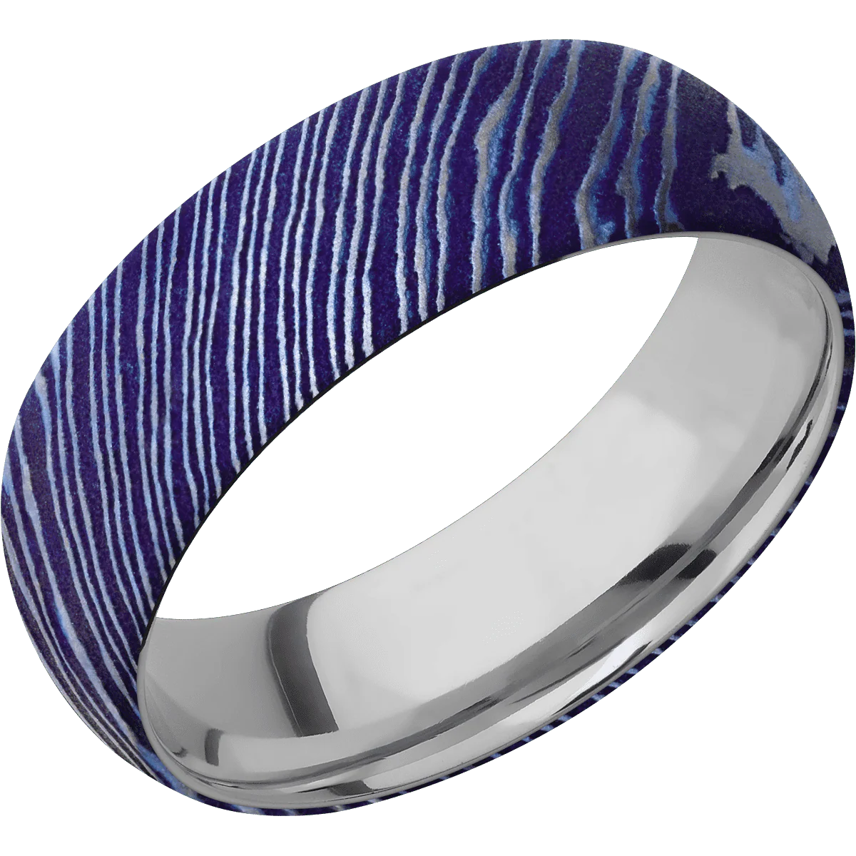 Titanium Damascus + Satinetched Finish + Titanium - Image 2