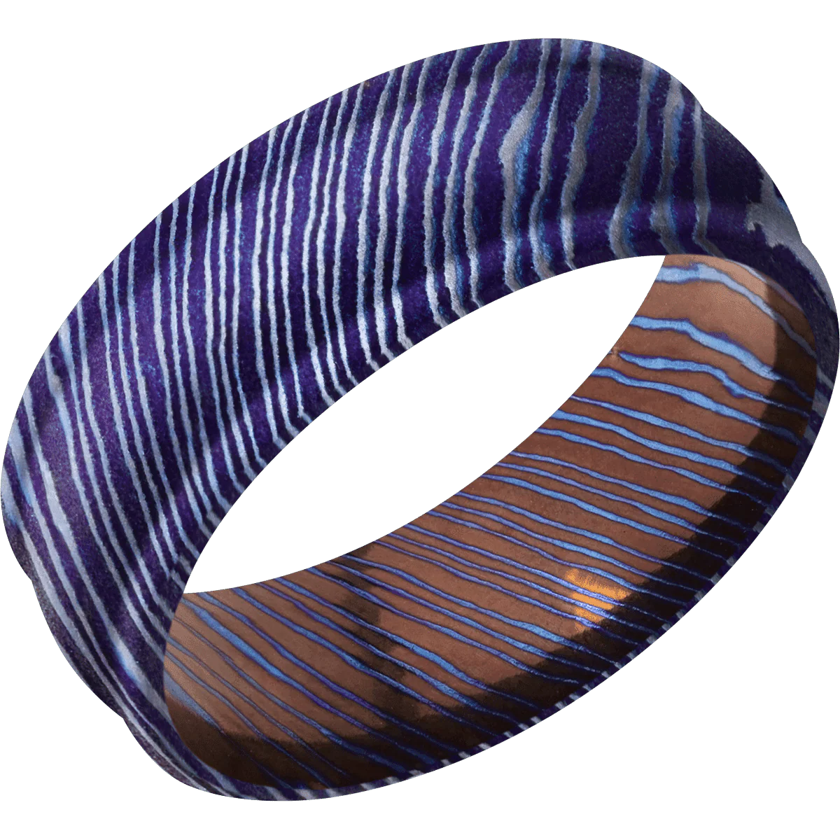 Titanium Damascus + Satinetched , Satinetched Finish - Image 2