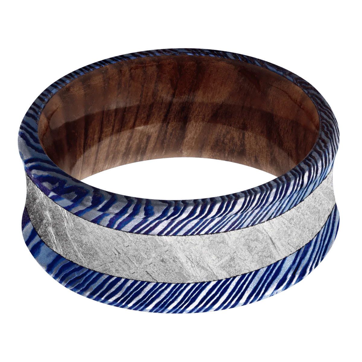 Titanium Damascus + Satinetched , Satinetched Finish + Sequoia - Image 3