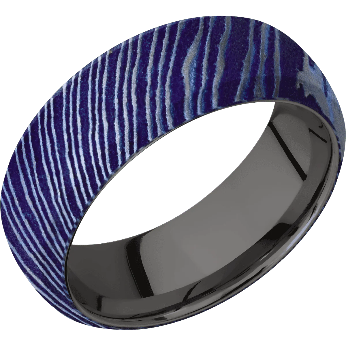 Titanium Damascus + Satinetched , Satinetched Finish + Tantalum Noir - Image 2